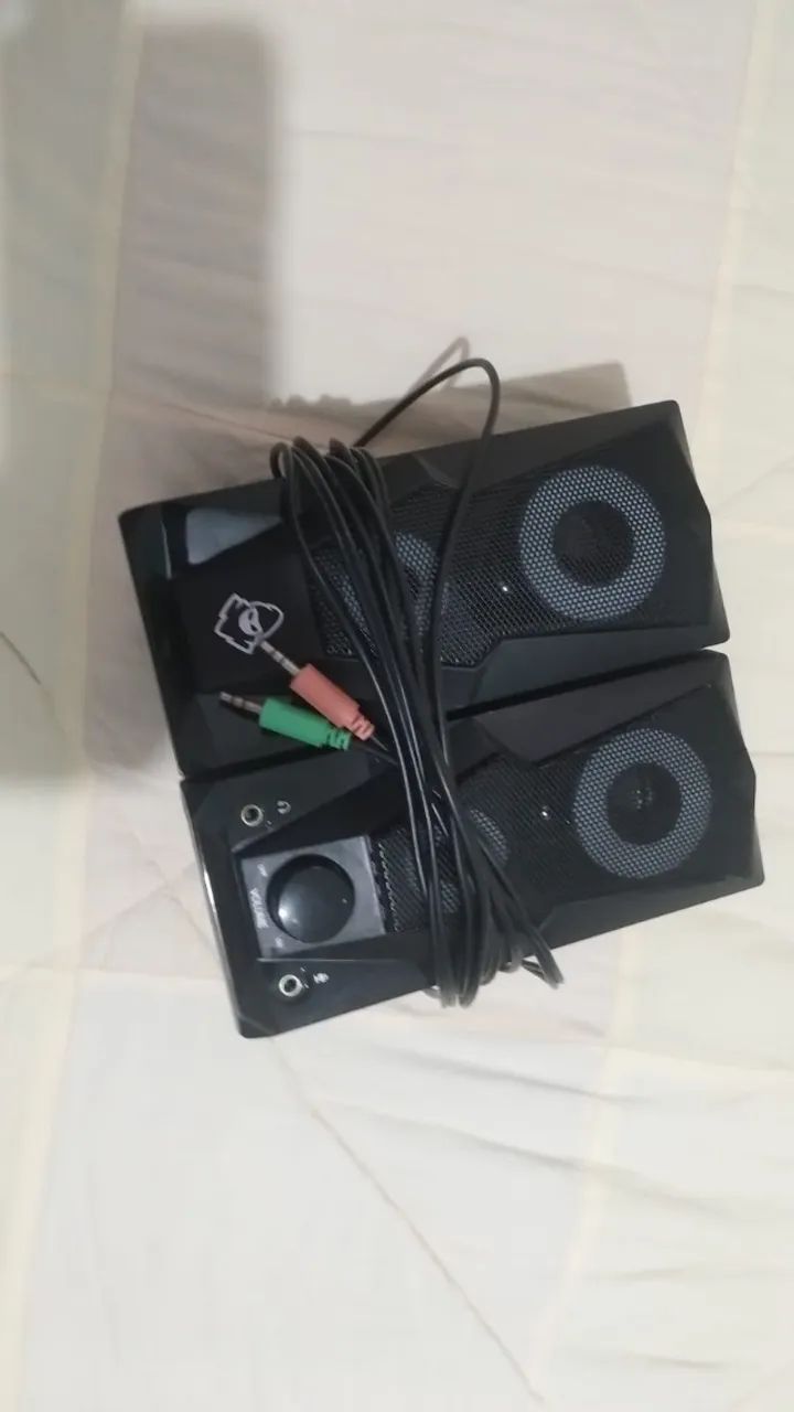 Caixa de Som 2.0 para Computador - USB/P2