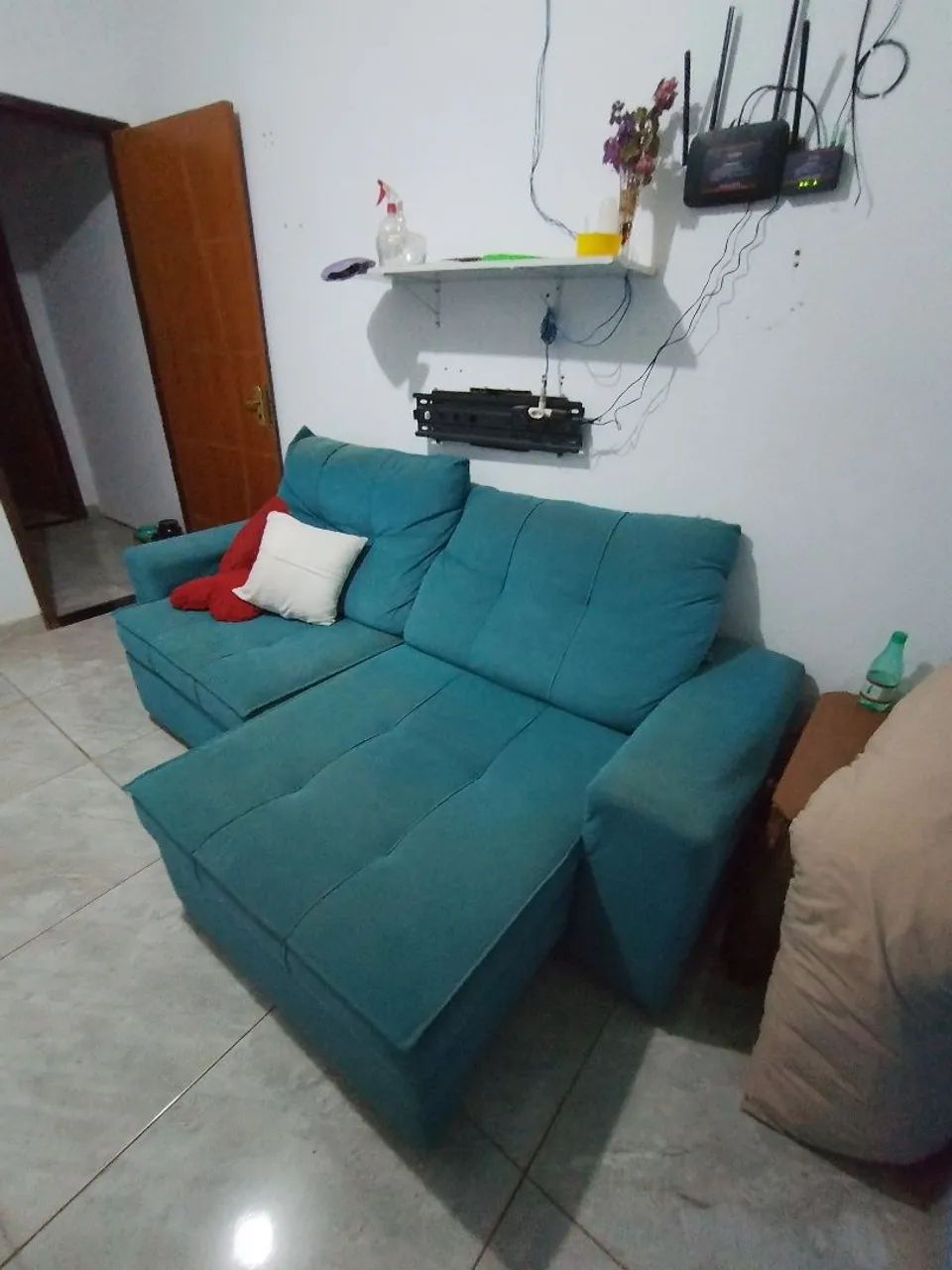 Sofá retrátil e inclinável 2 lugares - Foto 2