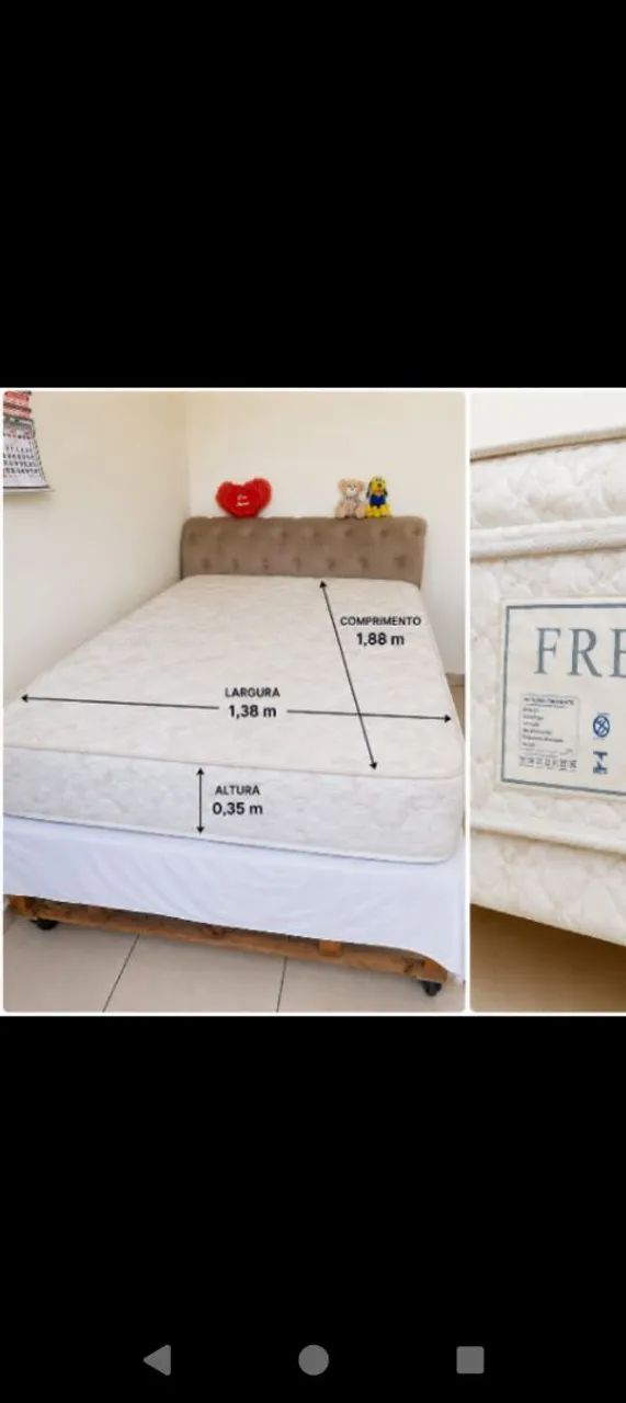 COLCHÃO CASAL CONFORME ESPECIFICAÇÕES - Foto 3