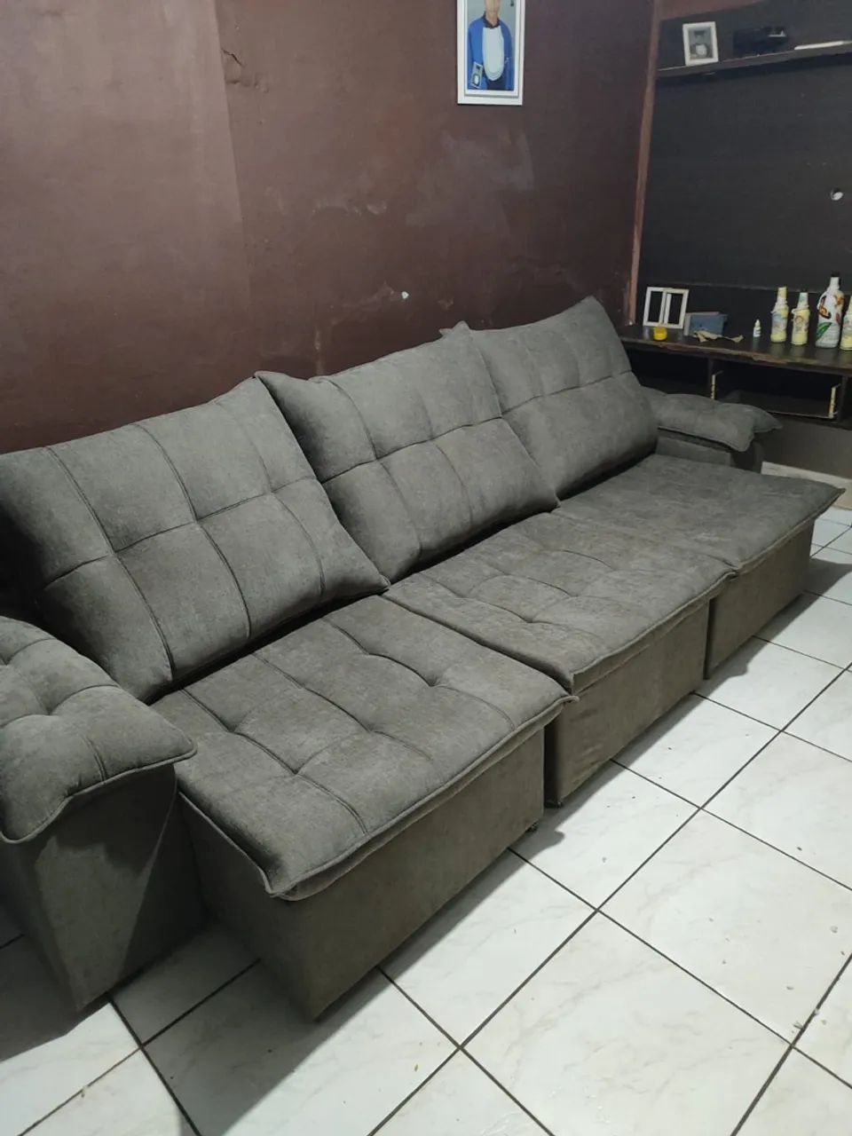 Sofá retrátil e reclinável de 2.80 mts  - Foto 2