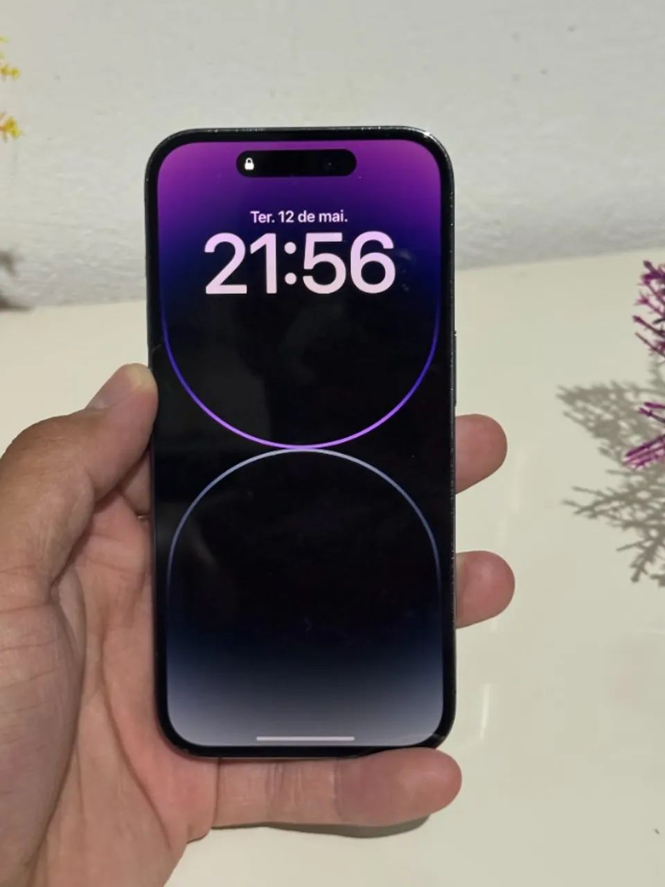 iPhone 14 Pro 256GB Deep Purple | 85% Bateria | Impecável | Nunca