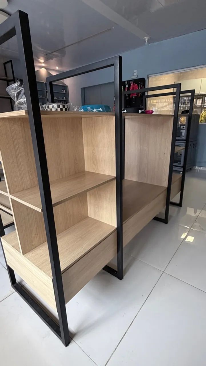 Gôndola Expositora Pet Shop em MDF e Metalon - Móvel Comercial - Foto 3