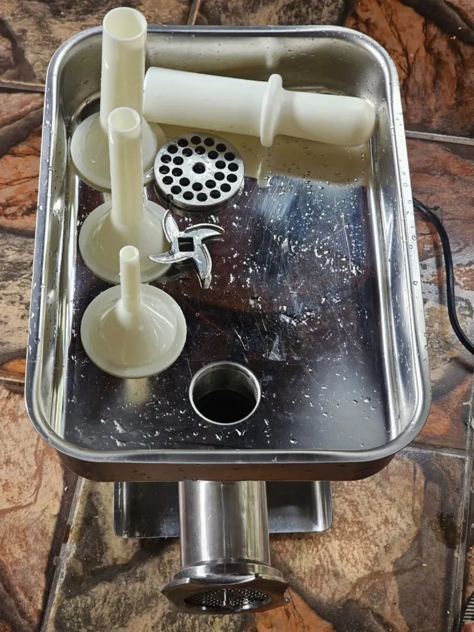 Moedor de carne Lem 100% em inox - Foto 2