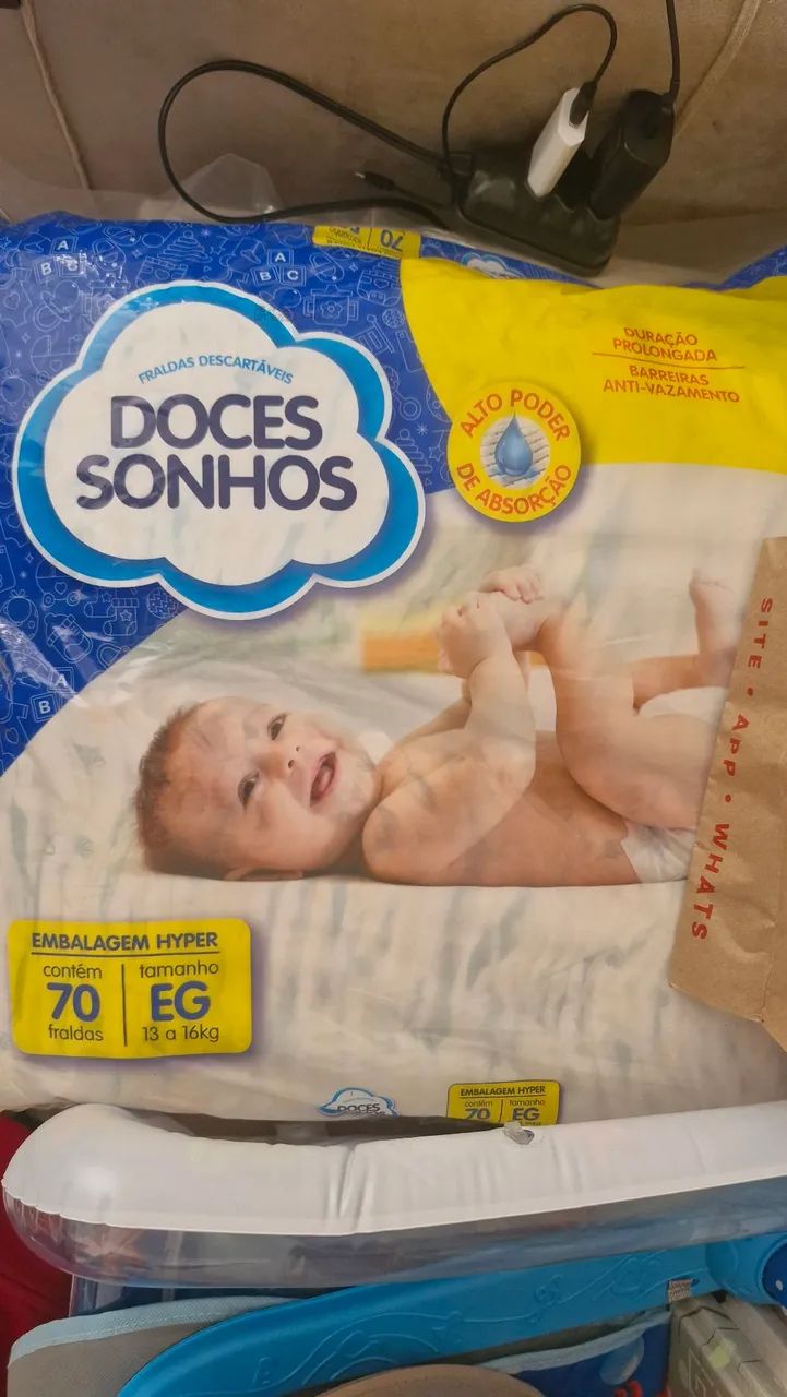 Fralda EG doces sonhos - Foto 2