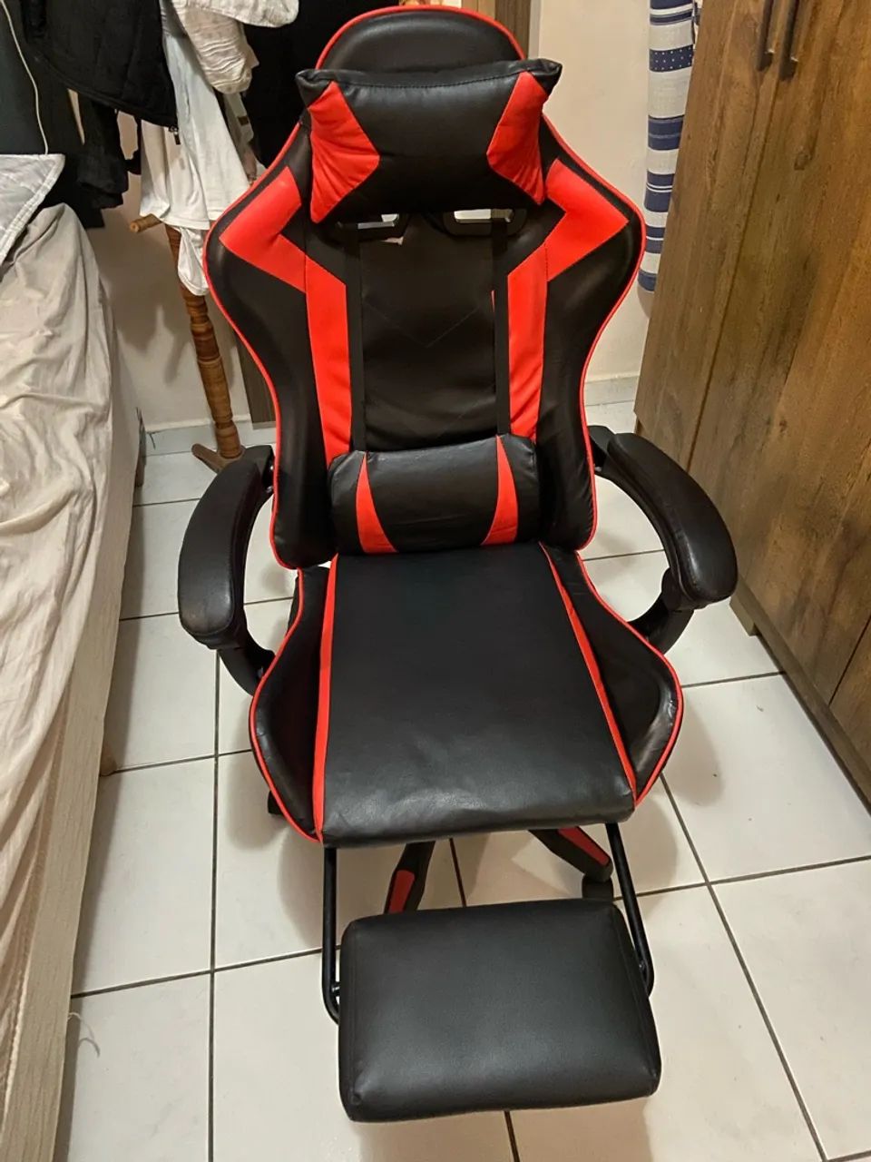 Cadeira gamer + microfone Fifine AM8