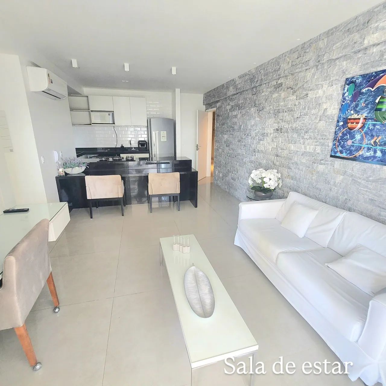 ALUGO APARTAMENTO MOBILIADO NO UMARIZAL 1 SUITE COM 2 VAGAS  - Foto 5