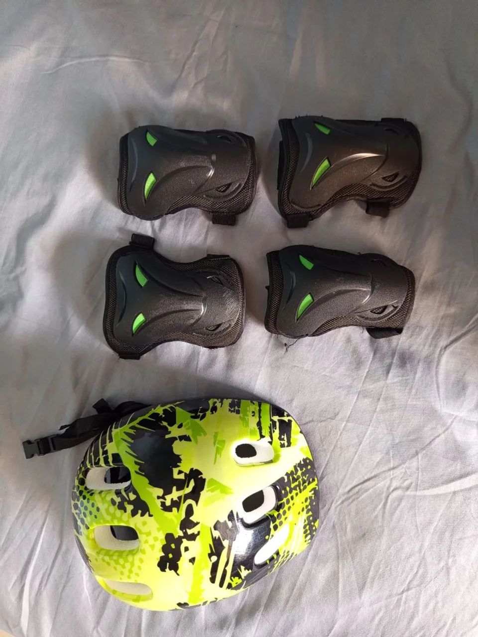 Kit de Proteção Infantil Radical Green  - Foto 2