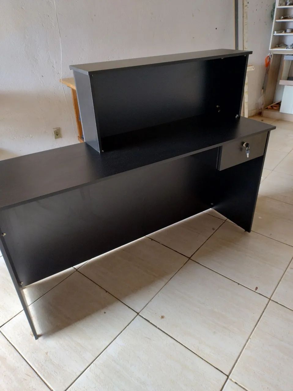 Balcão 100%mdf  preto tx dupla face  - Foto 3
