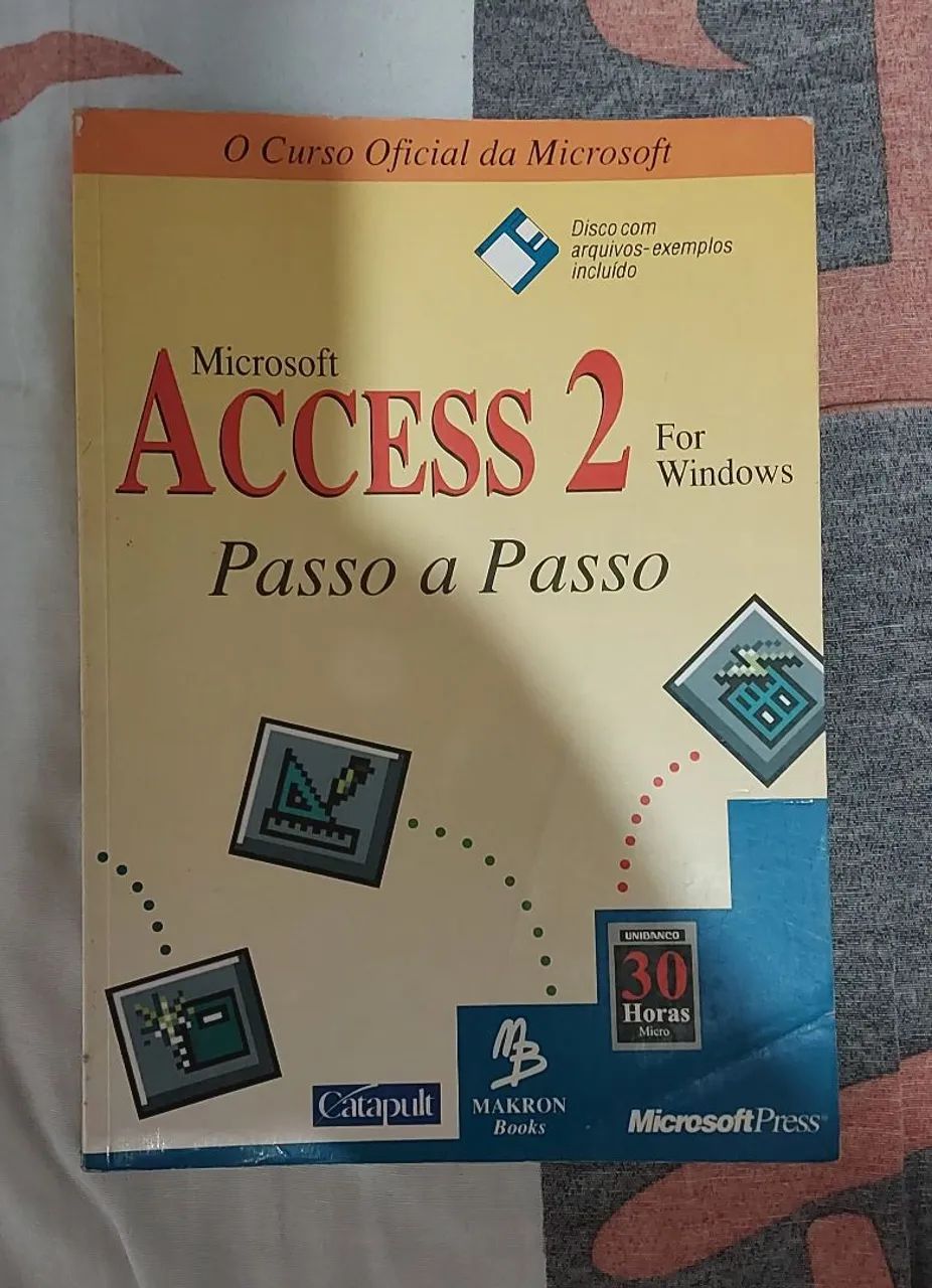 LIVRO Aprenda Microsoft Access 2 passo a passo bem conservado 