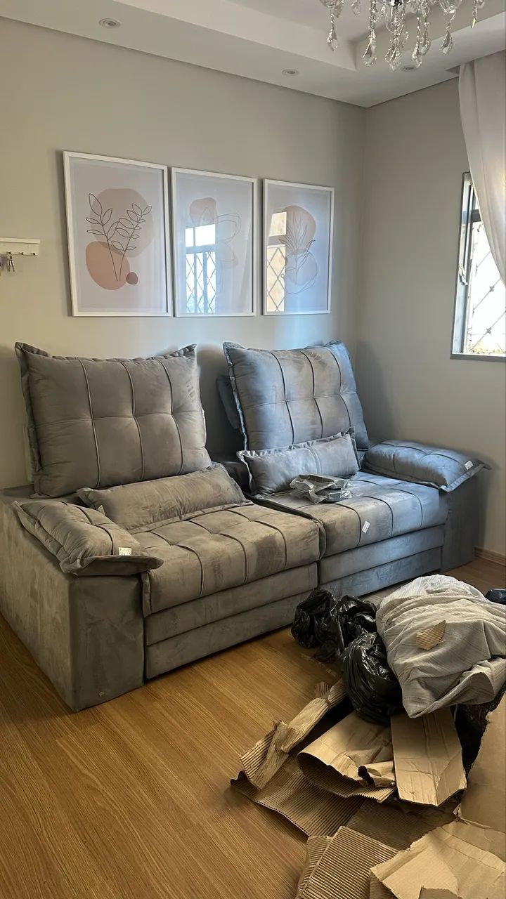 Vendo sofá NOVO 2.30 - Foto 3