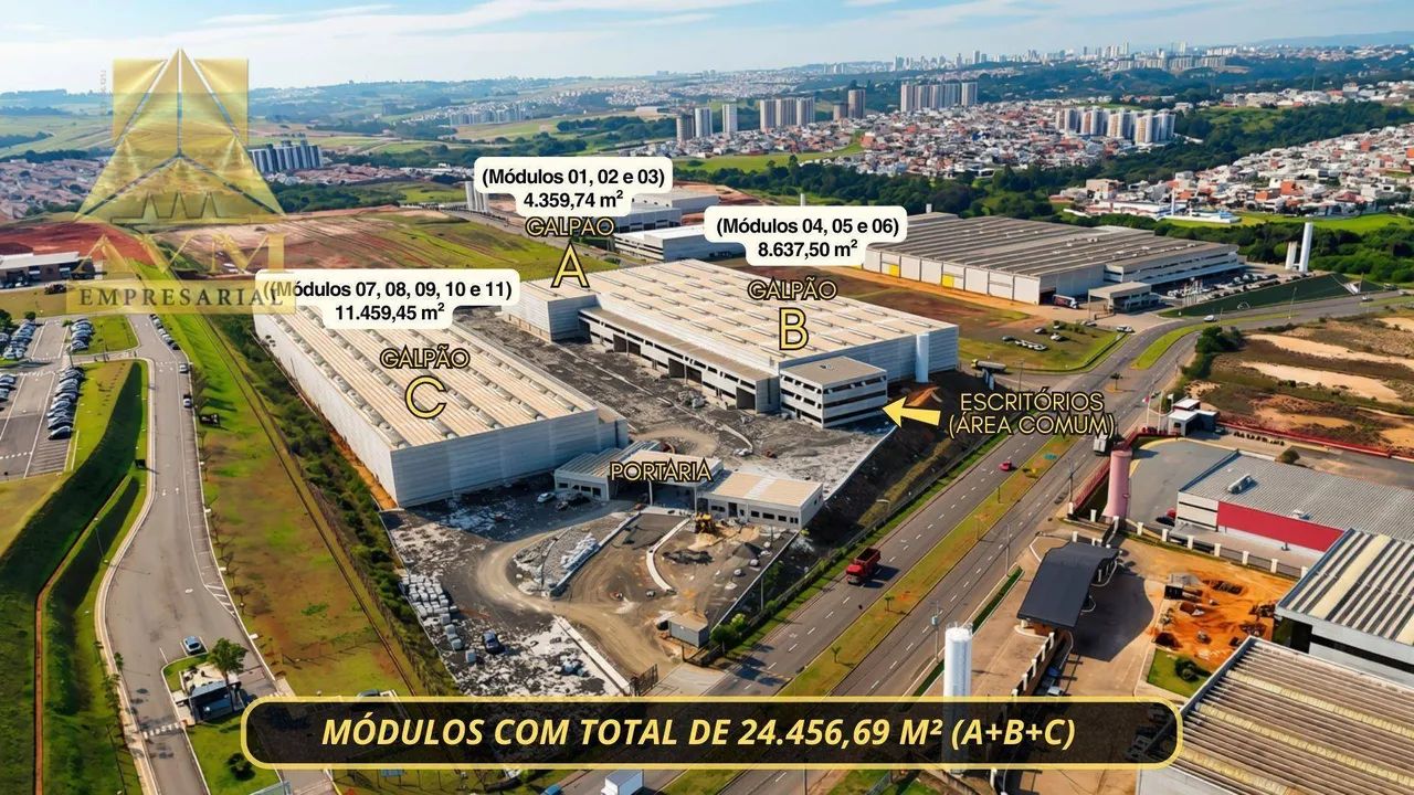 Galpão para alugar, 8637 m² por R$ 276.400,00/mês - Europark Comercial - Indaiatuba/SP - Foto 2