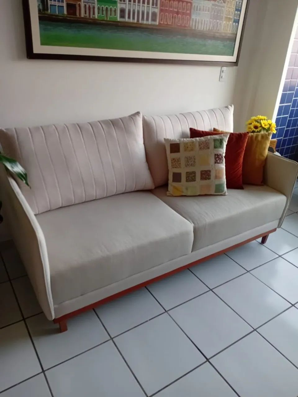 Sofá 3 lugares seminovo - Foto 2