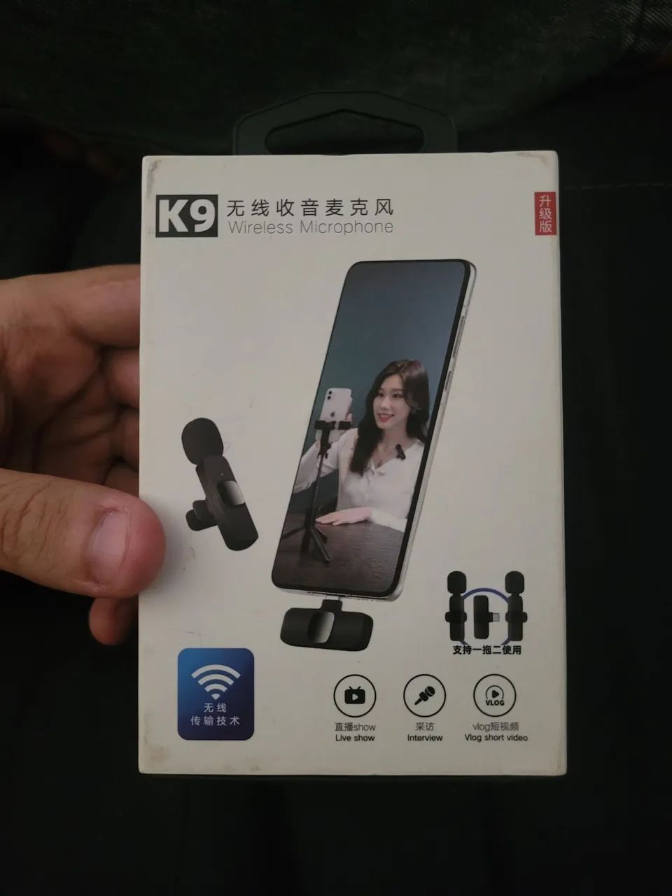 Microfone Lapela K9