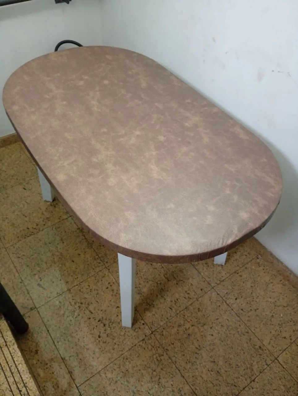 Mesa de plástico oval grande - Foto 5