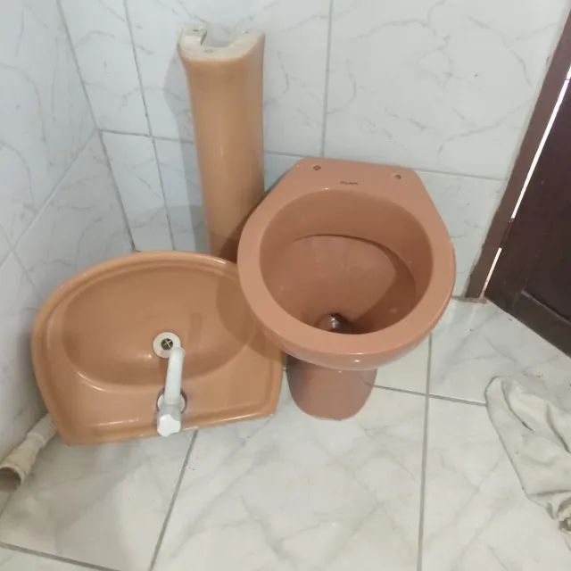 Toilet and sink