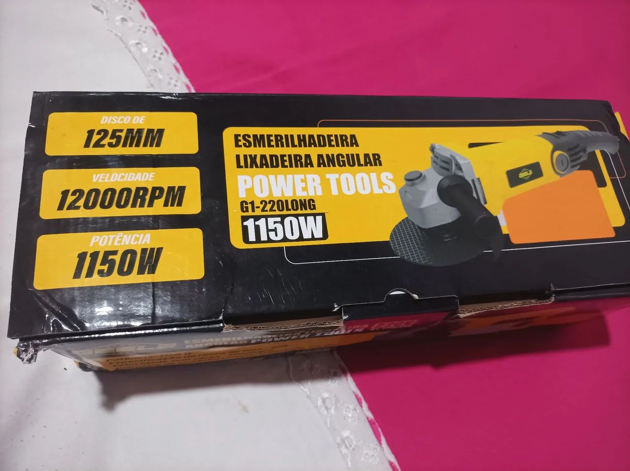 Esmerilhadeira e lixadeira