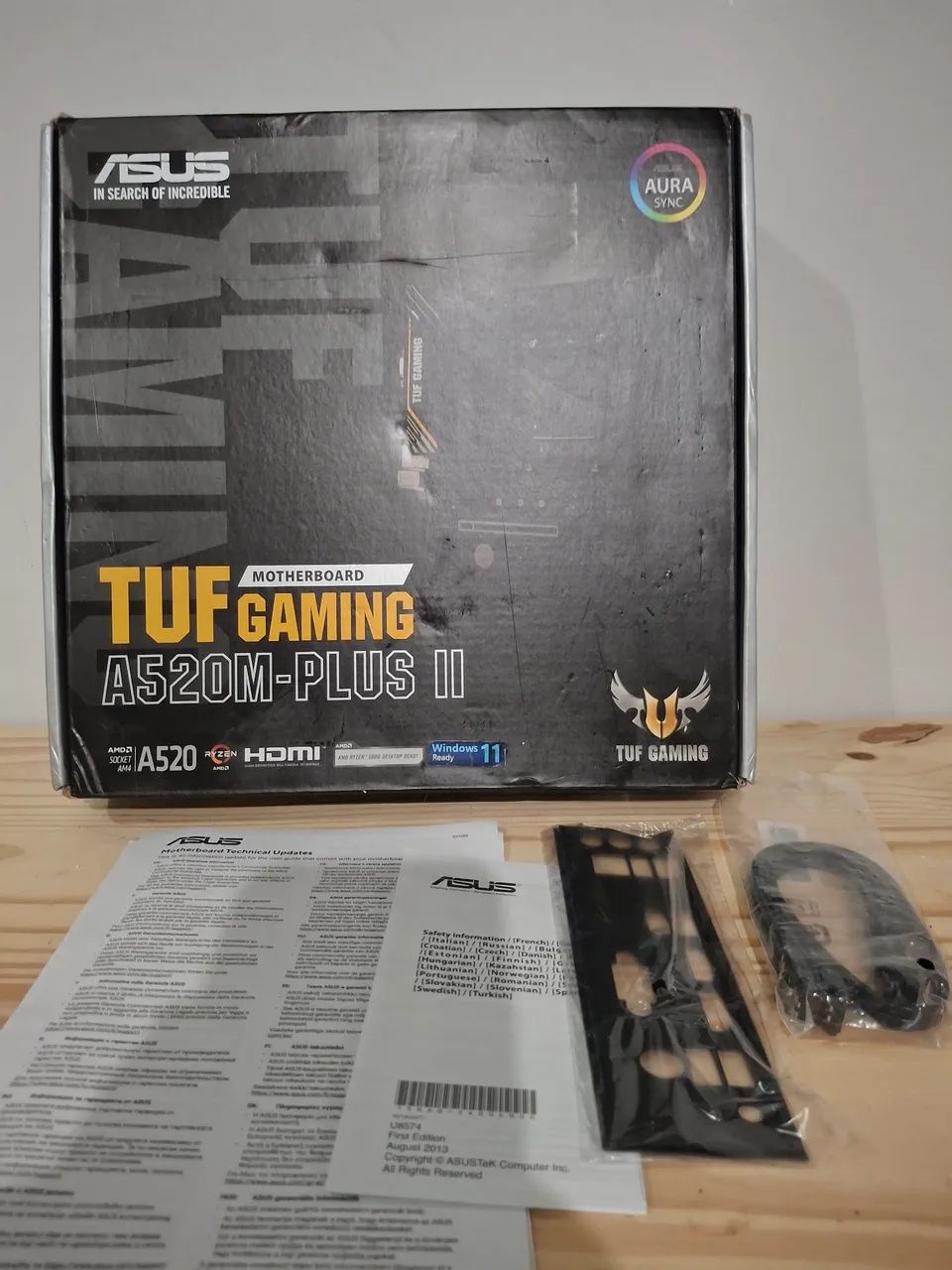 Placa Mãe ASUS TUF GAMING A520M-PLUS II  - Foto 3