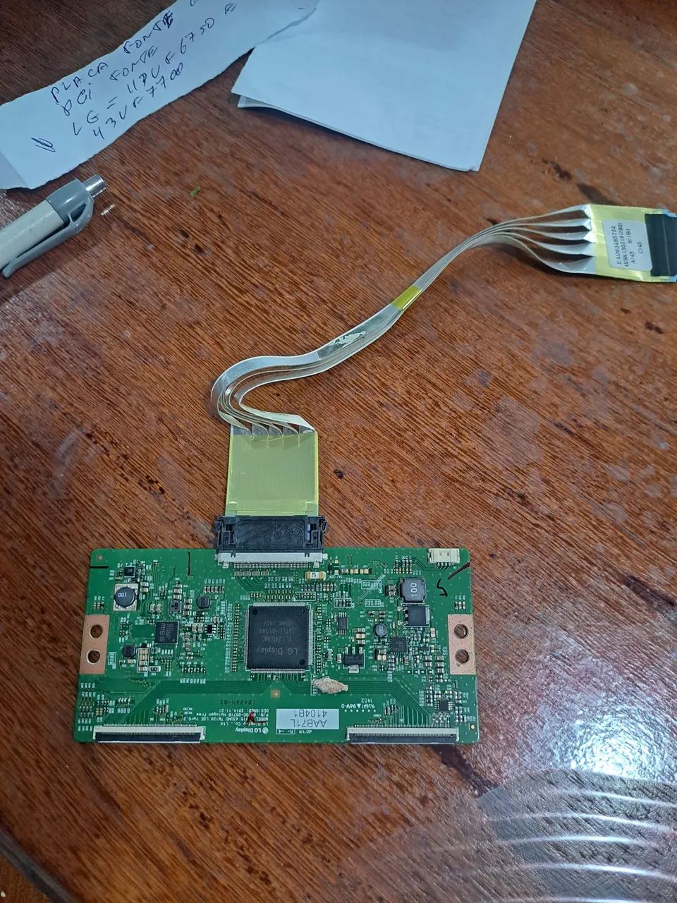 Placa TV lg tcon 
