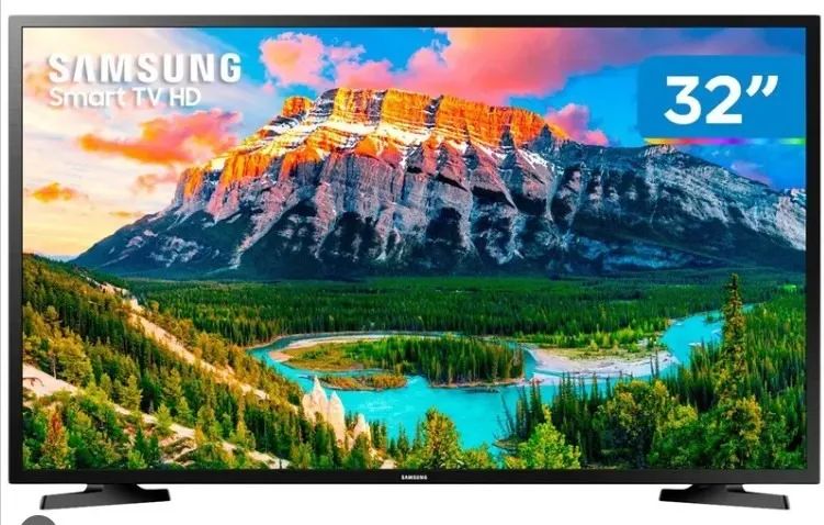 Smart Tv Samsung 32 detalhe - Foto 3