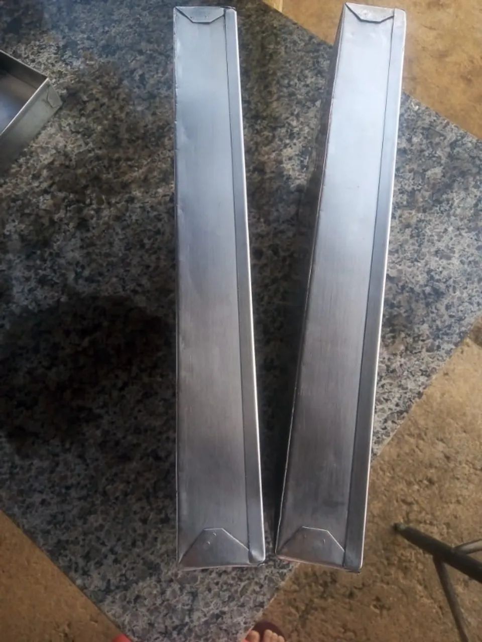 Bandejas em inox 