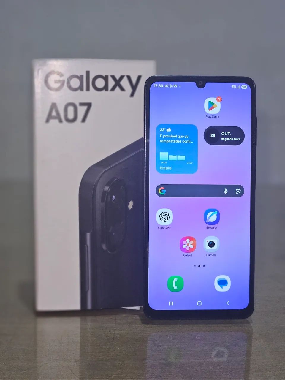 OPORTUNIDADE! CELULAR SAMSUNG A07 COM NF E SEGURO!