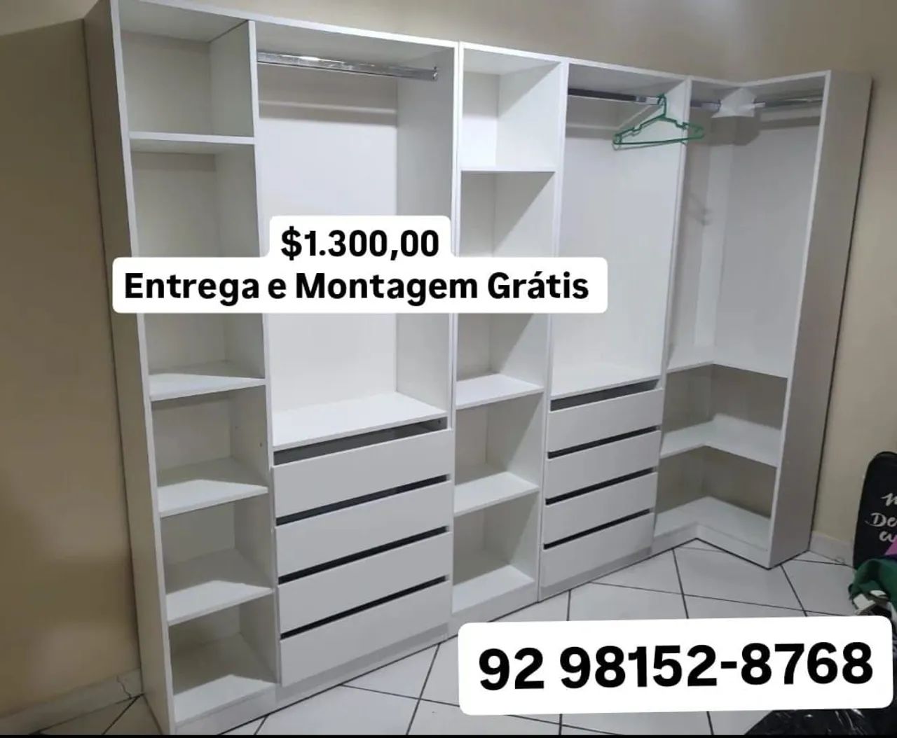 Closet modelos disponíveis 