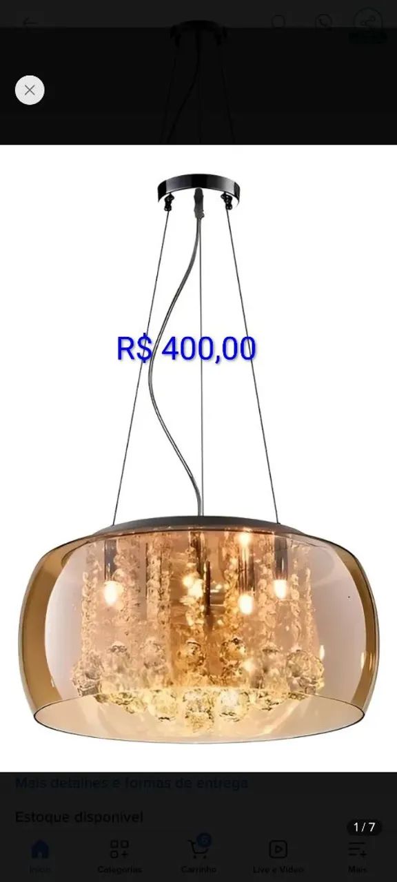 Lustre Pendente Plafon Soho