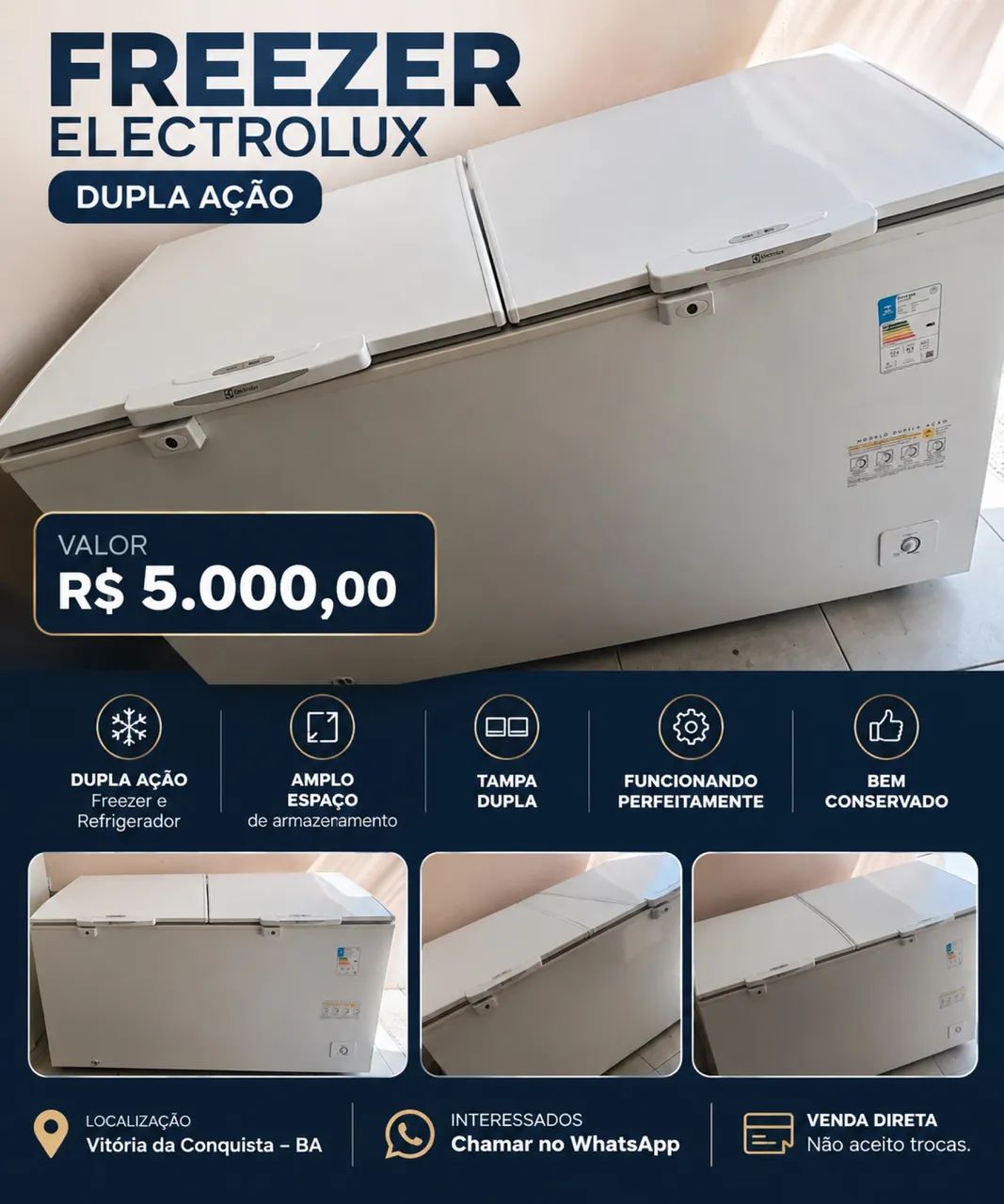FREEZER ELECTROLUX