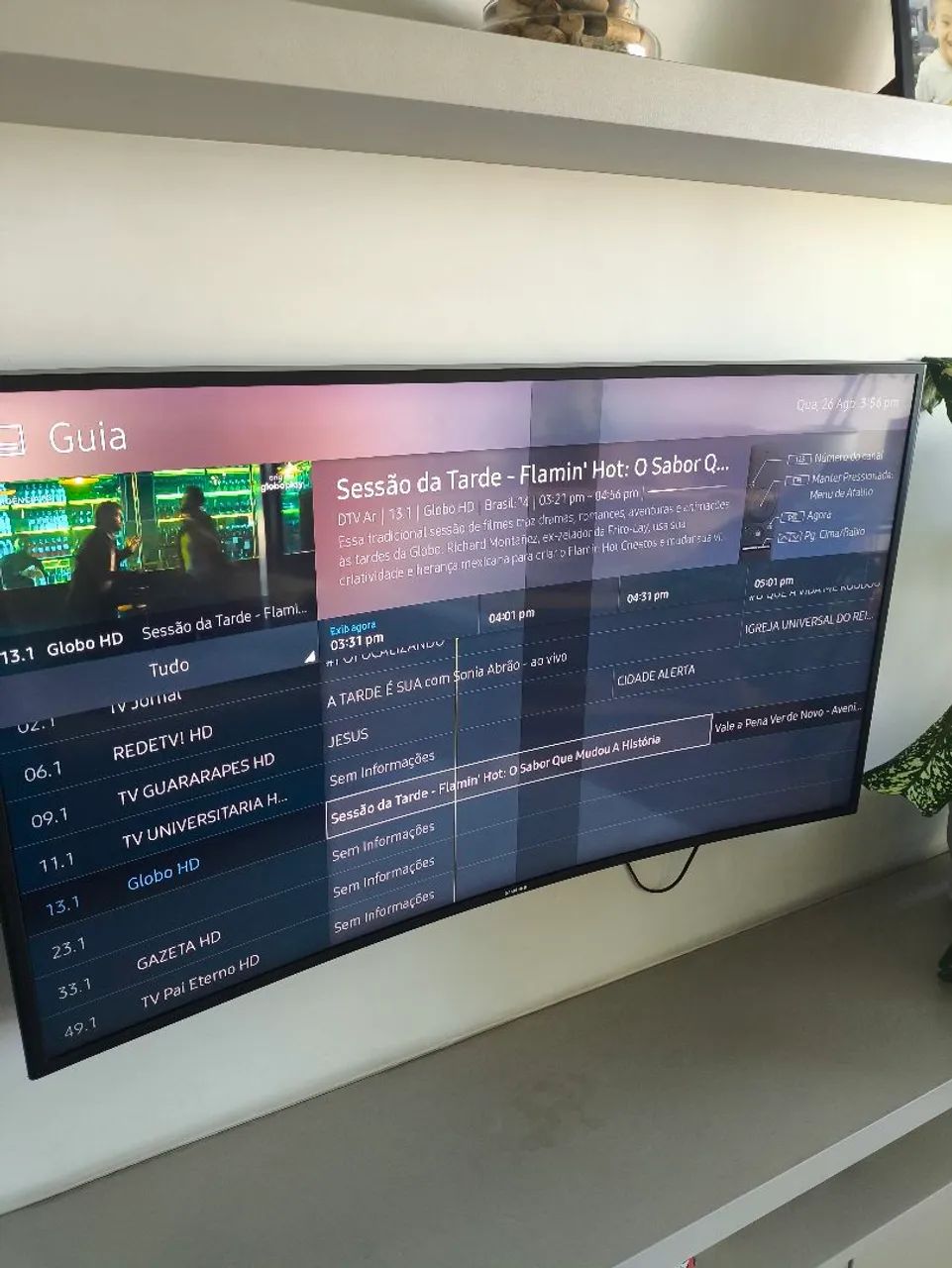 Televisão Samsung 49 polegadas tela curva com defeito - Foto 3