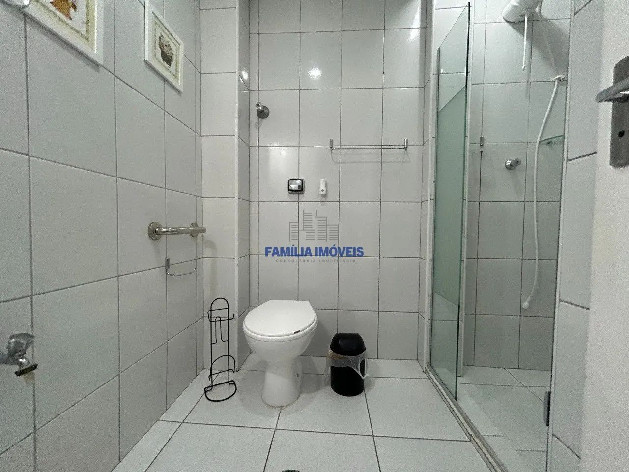 Apartamento 1 quarto mobiliado vista mar Aparecida Santos - Foto 12
