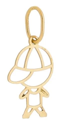 Pingente Menino Boneco Ouro 18 Kilates - Foto 4