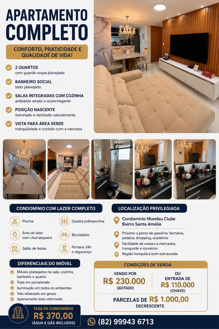 VENDO APARTAMENTO QUITADO OU CHAVE DO APARTAMENTO