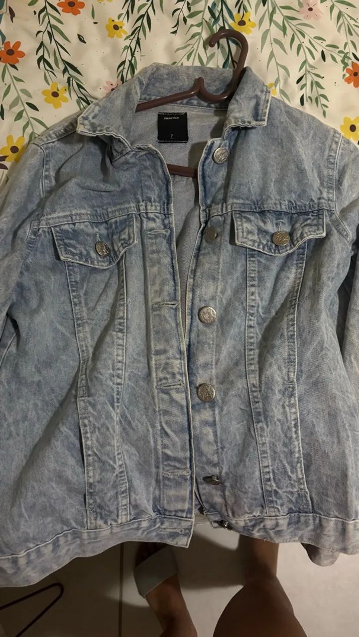 Jaqueta jeans feminina 