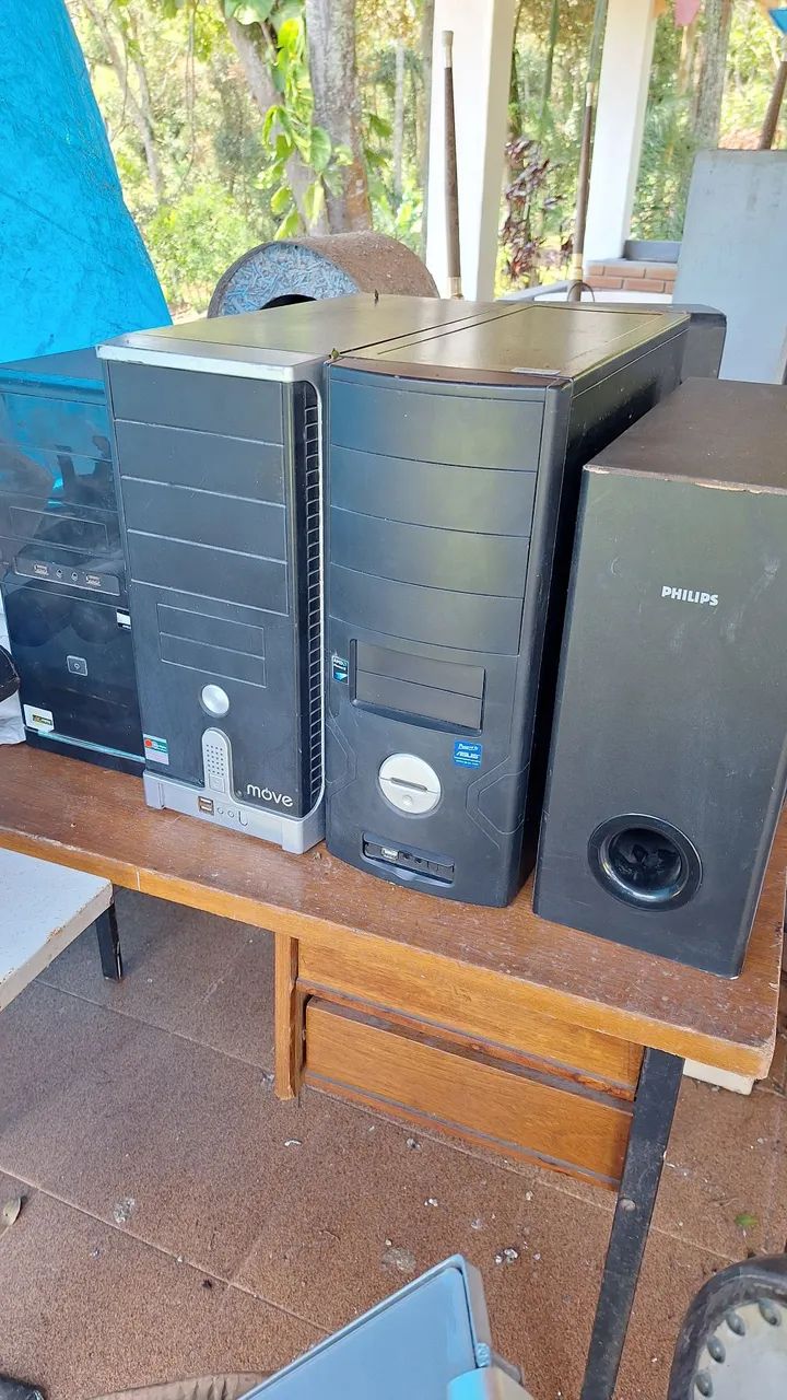 Gabinete e fontes usadas e também pc montado  - Foto 2