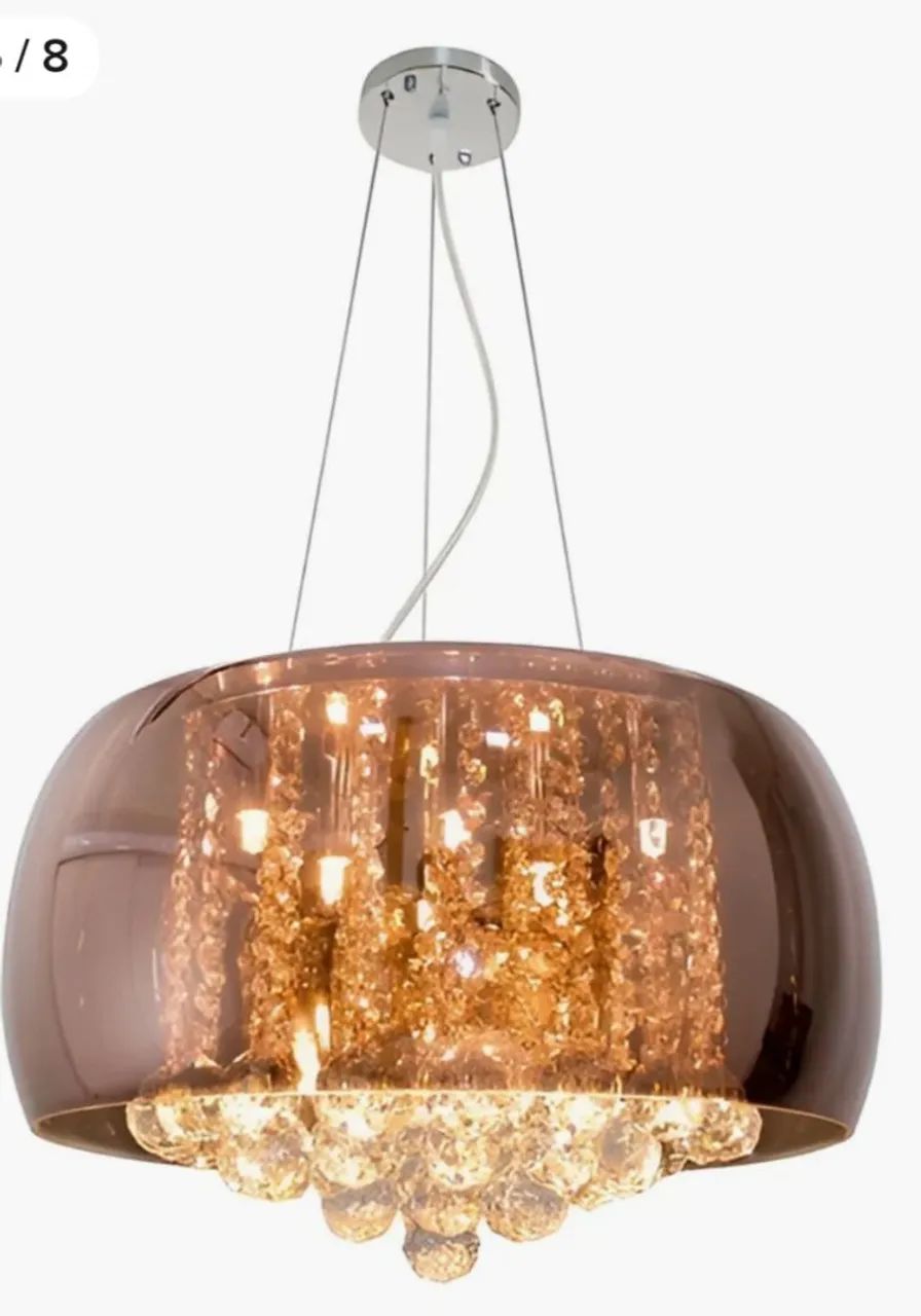 PENDENTE PLAFON SOHO 40 CM COBRE