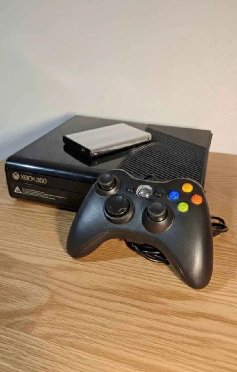 Xbox 360 Desbloqueado + HD Externo com jogos 