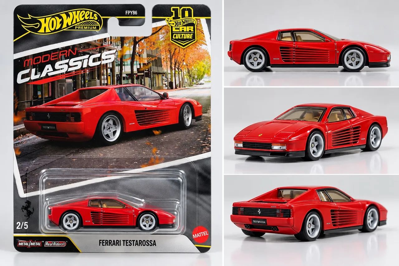Hot Wheels FERRARI TESTAROSSA Premium