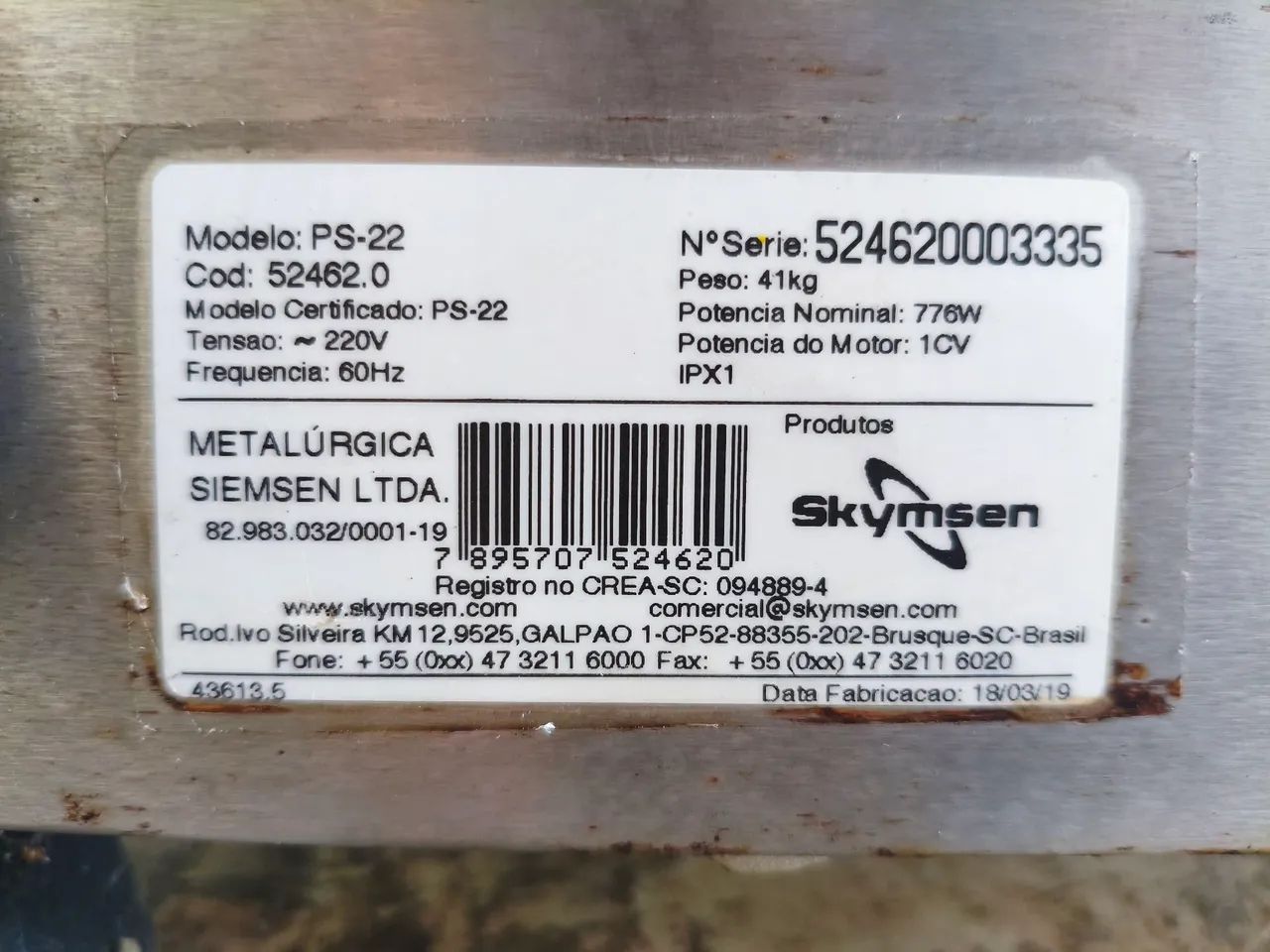 Moedor de Carne Industrial Skymsen - Foto 5