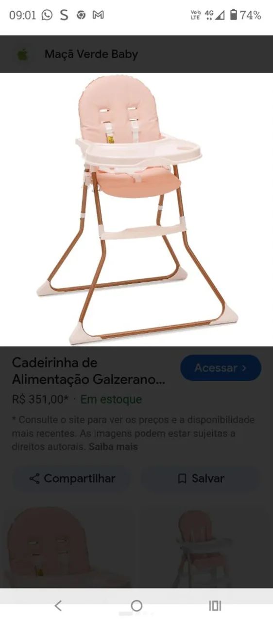 Cadeira de alimentação  - Foto 2