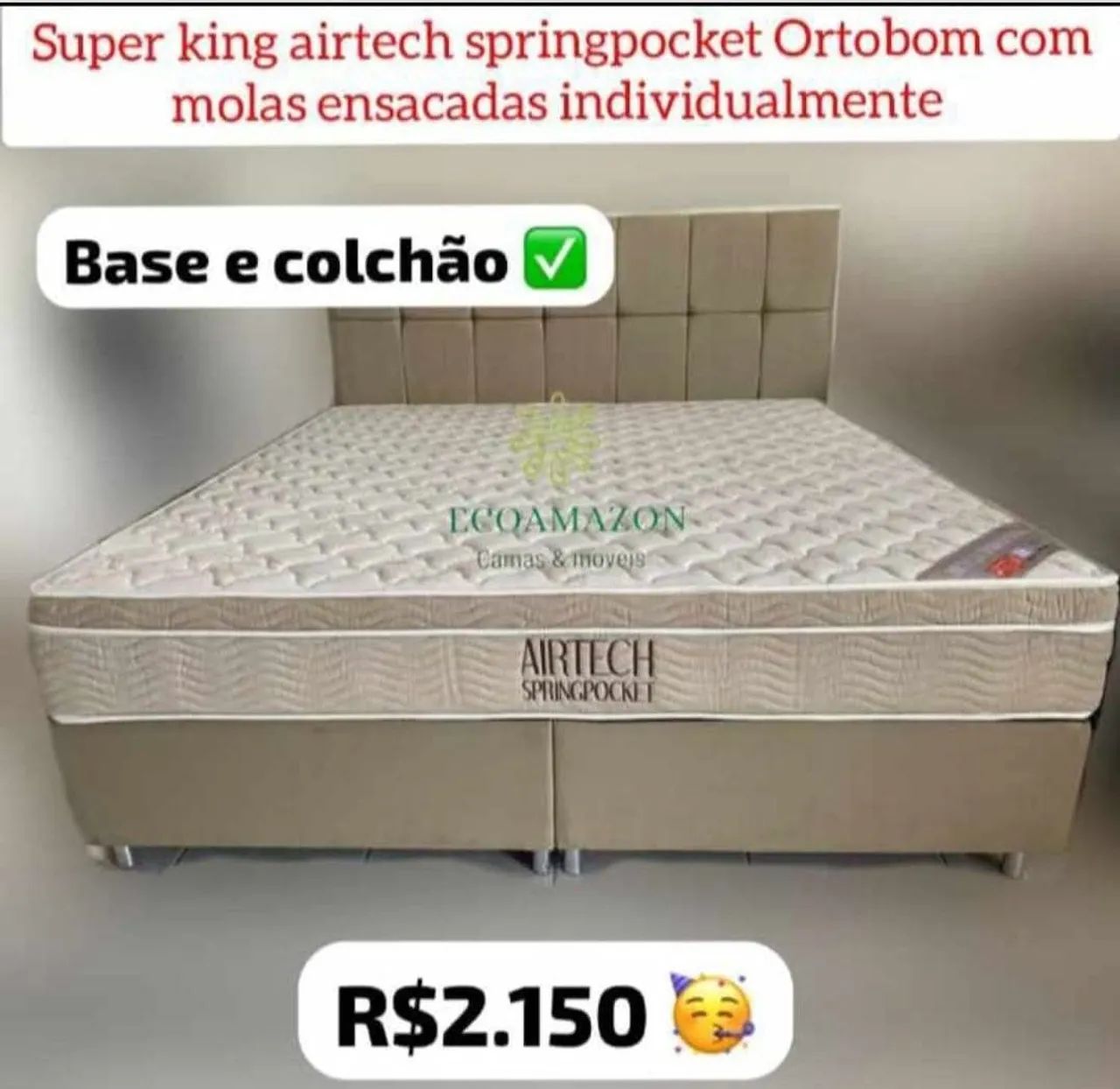 Cama super king  promoção imperdível 