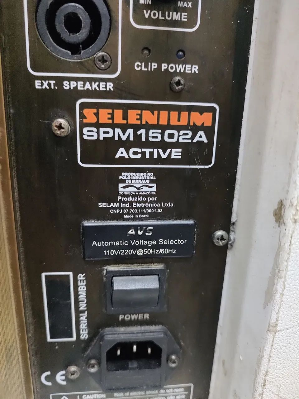 Par de Caixas Selenium Ativa e Passiva SPM1502s e SPM1502