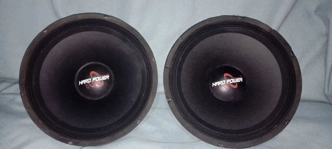 Vendo par de auto-falante hard power, 12 polegadas, 8 homos, 250rms