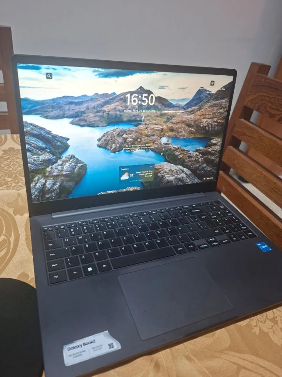 Samsung Galaxy Book2 Intel Core i3 - Com Caixa e Carregador Original