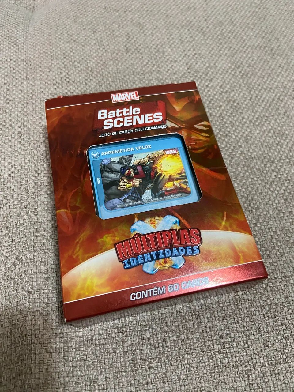 Deck Cartas TCG Marvel Battle Scenes Identidades Múltiplas  - Foto 2
