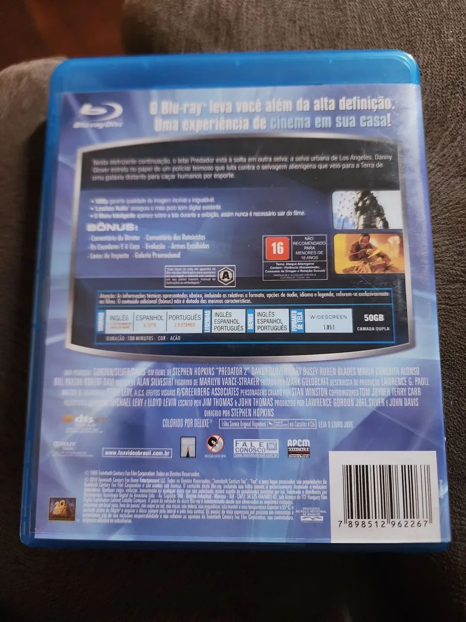 O Predador 2 Blu Ray  - Foto 2