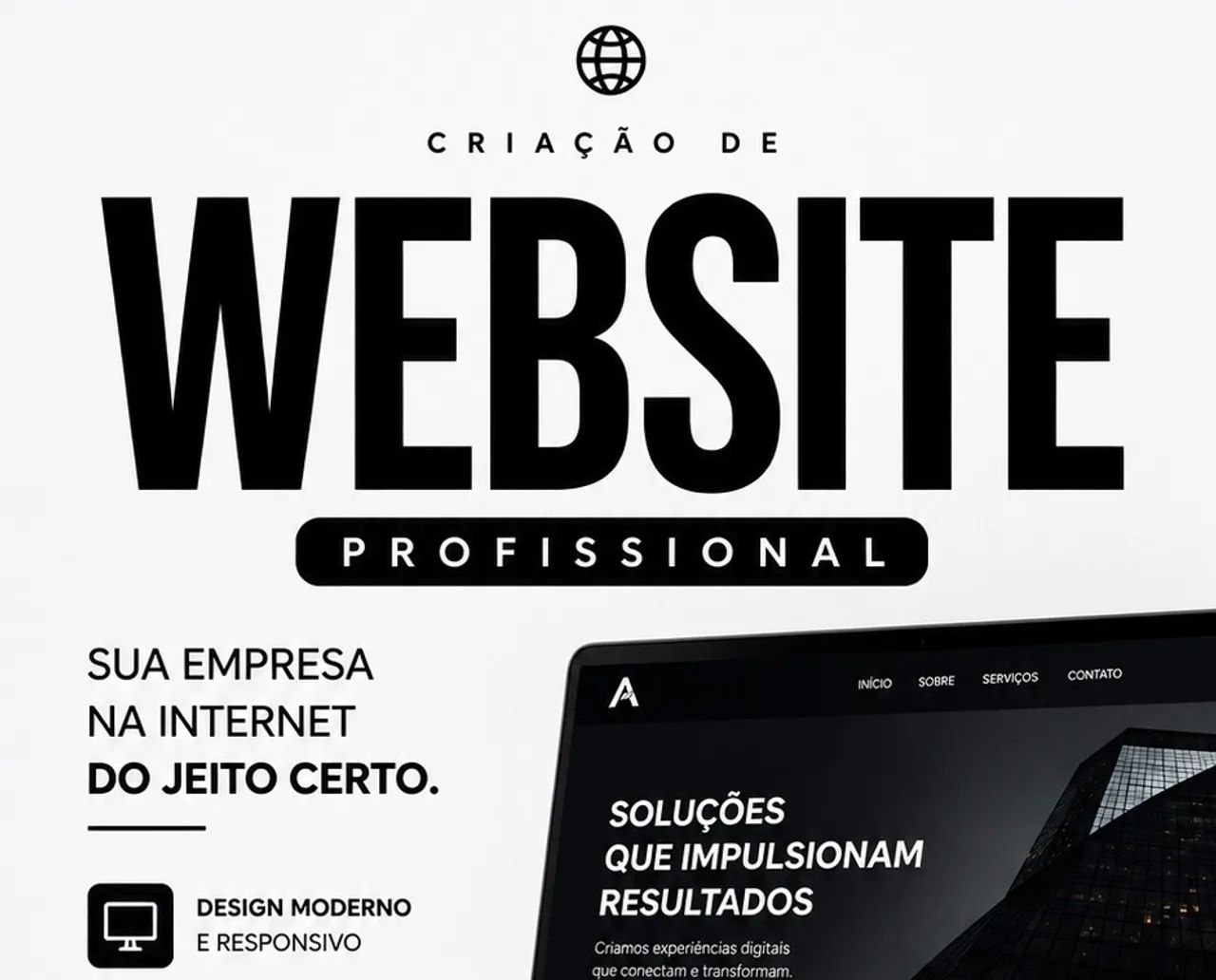 Criamos seu Website ou solução digital