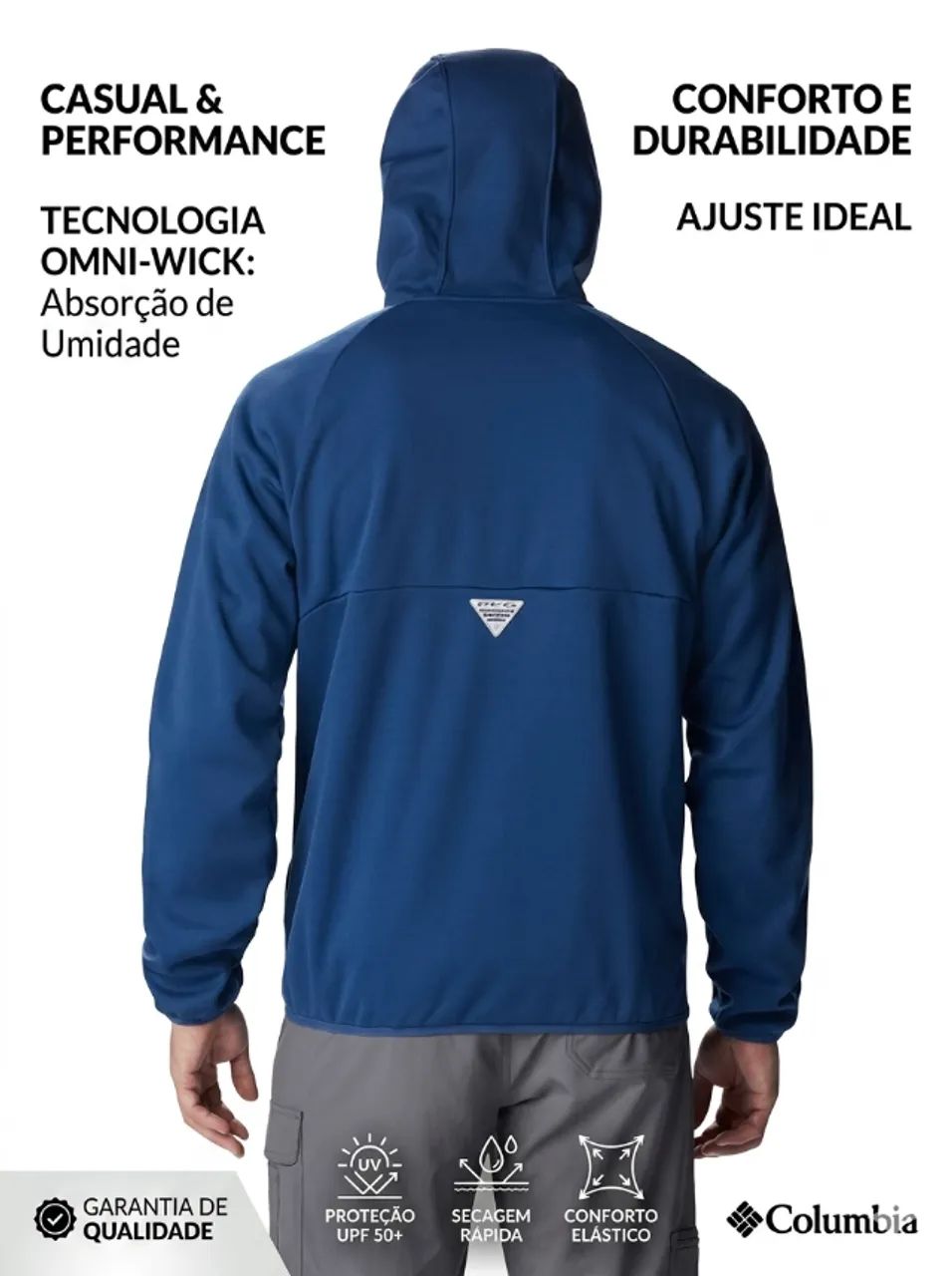 Jaqueta COLUMBIA Terminal Stretch Softshell Hooded Jacket - Foto 2