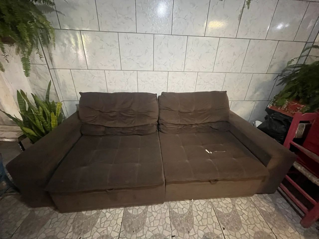 vendo Sofá Retrátil 4 lugares  - Foto 4