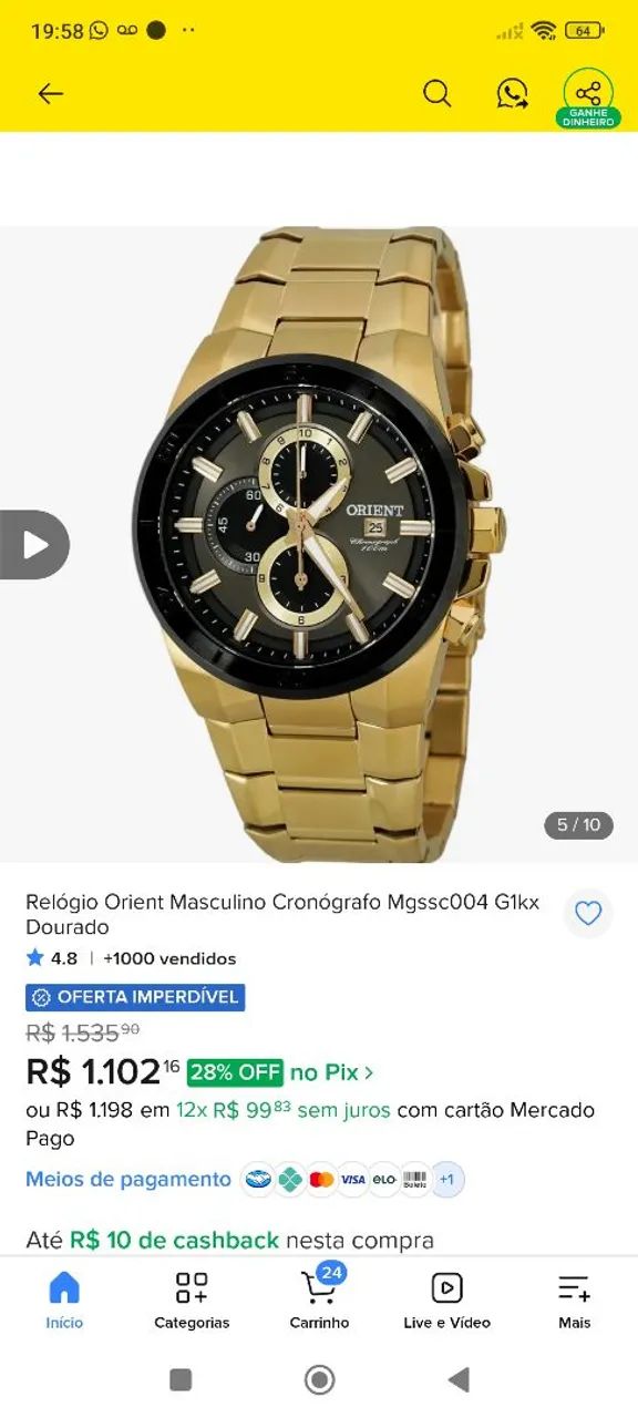 Relógio orient - Foto 2