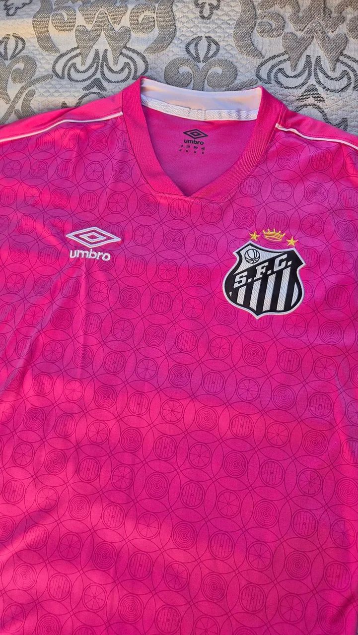 Camisa Santos outubro rosa 2023 - Foto 2